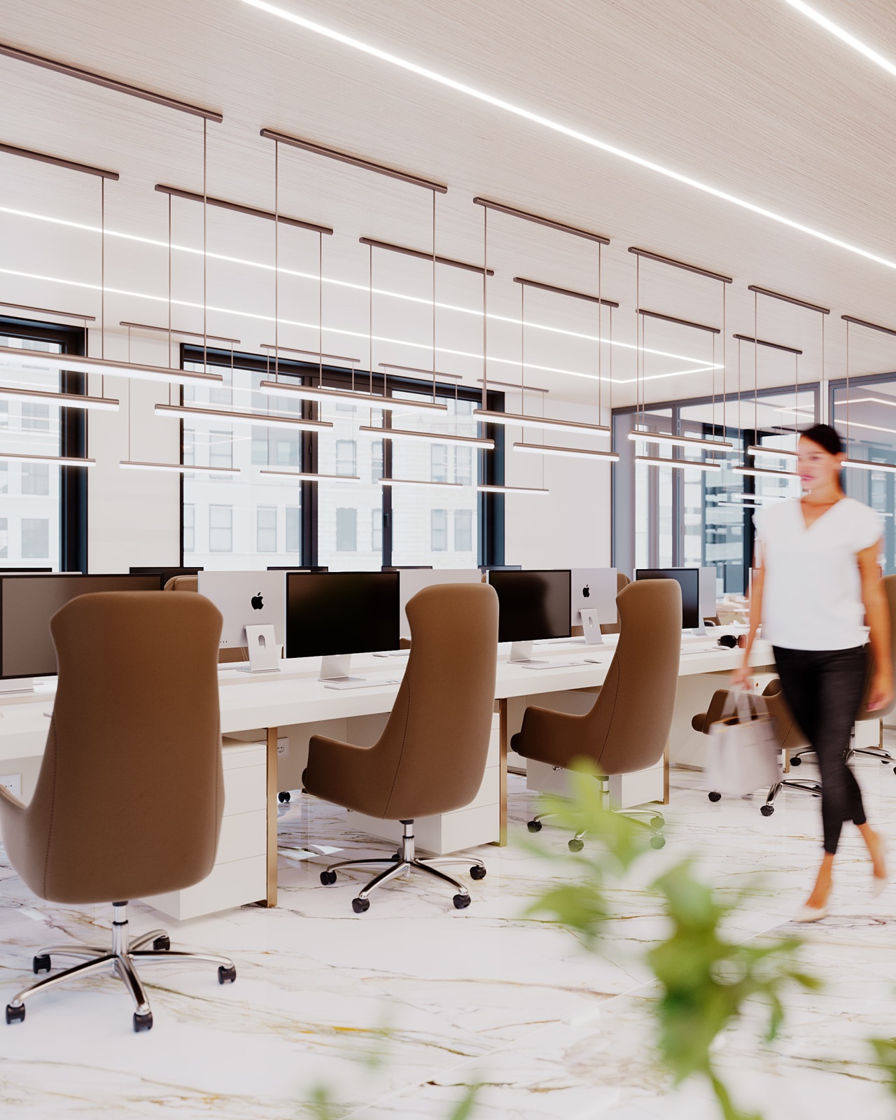 Office, USA — интерьер, ракурс 1